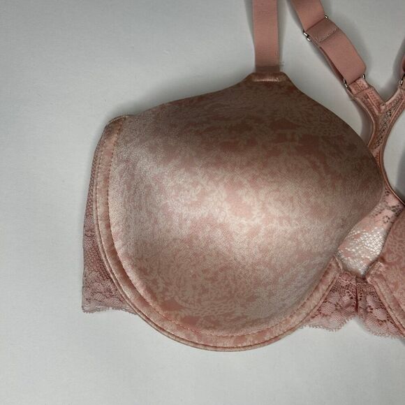 New Maidenform Pink T Back Lined extra coverage Bra 34DD - Picture 3 of 8